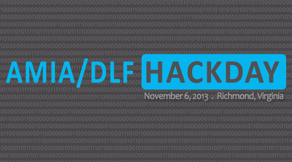 Announcing the first AMIA/DLF Hack Day!