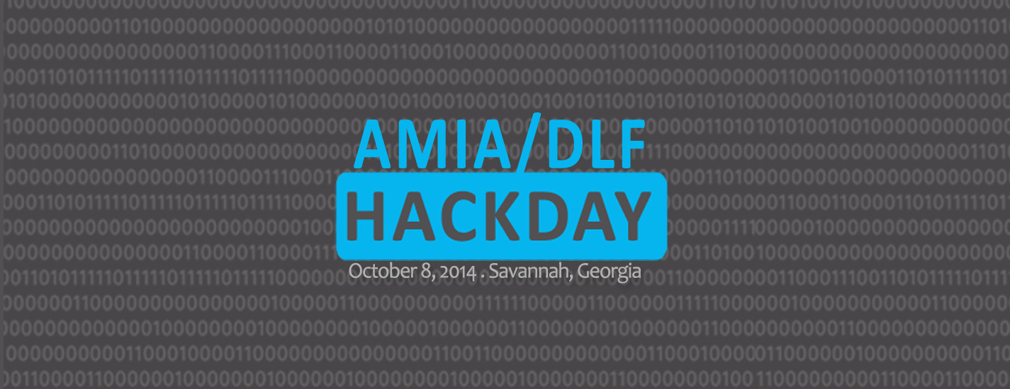 AMIA/DLF Hack Day 2014