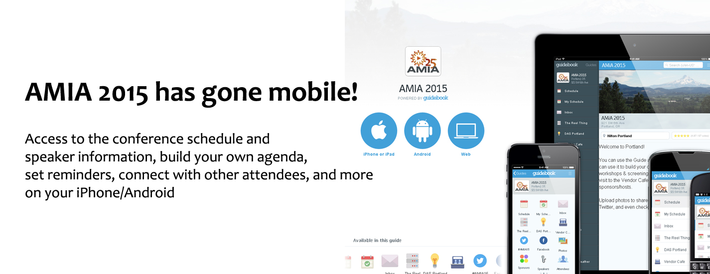 AMIA 2015 has gone mobile!