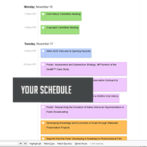 Build Your Conference Schedule